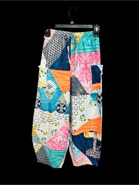 Patchwork lightweight  Pants - Multicolor